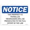 Signmission OSHA Notice Sign, 5" Height, 7" Width, This Property Is Patrolled Trespassers Will Sign, Landscape OS-NS-D-57-L-18648 - alternate 1